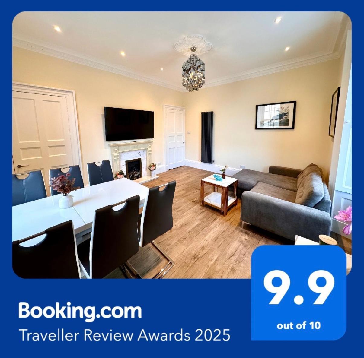 Georgian Luxury Apartment - Superfast Wifi - Parking Available Edinburgh Exterior foto